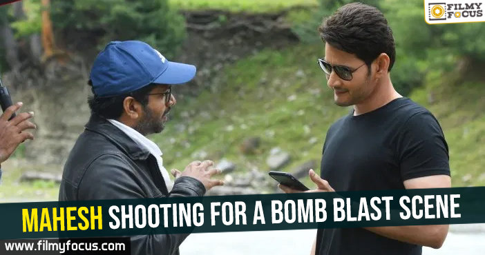 Mahesh shooting for a bomb blast scene-Sarileru Neekevvaru