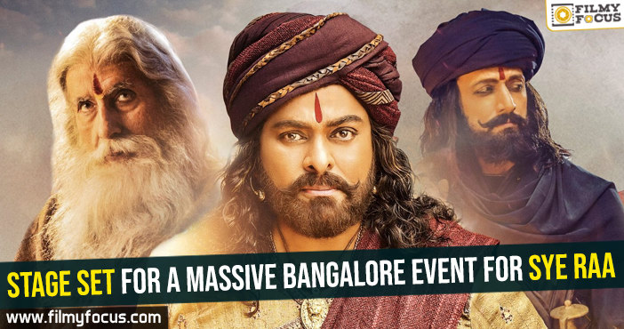 stage-set-for-a-massive-bangalore-event-for-sye-raa