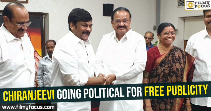 Chiranjeevi going political for free publicity