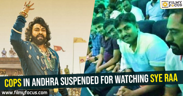Cops in Andhra suspended for watching Sye Raa