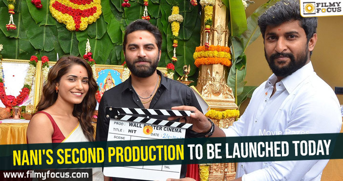 Nani's second production to be launched today