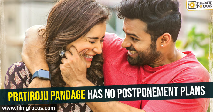 Pratiroju Pandage has no postponement plans