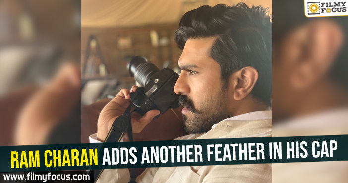 Ram Charan adds another feather in his cap