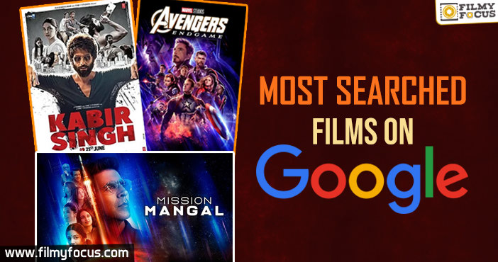 2019- Here are the top 10 most searched films on Google
