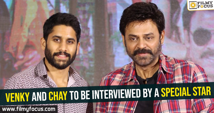 Venky and Chay to be interviewed by a special star