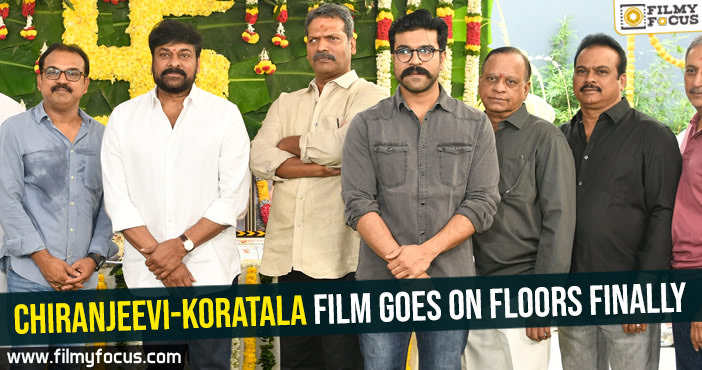 Chiranjeevi-Koratala film goes on floors finally