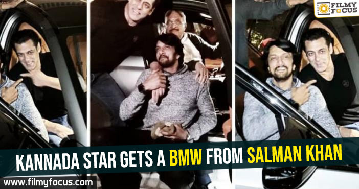 Kannada star gets a BMW from Salman Khan