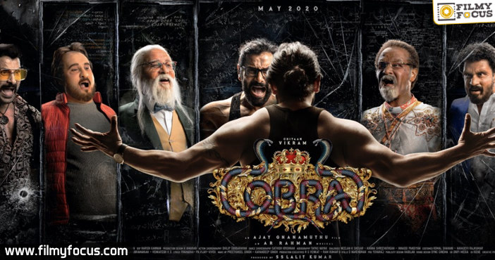 Cobra first look out: Vikram sizzles in seven roles
