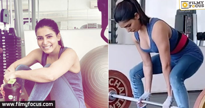 Samantha hits the gym, puts rest to pregnancy rumours