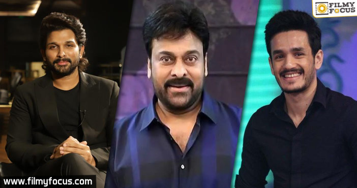 Chiranjeevi’s wishes to Bunny and Akhil wins hearts