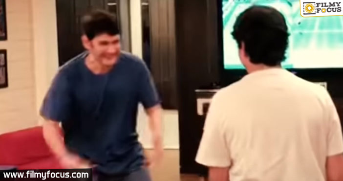 Viral Video: Mahesh dances after beating his kid!