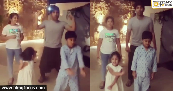 Allu Sirish and kids groove in this cute video