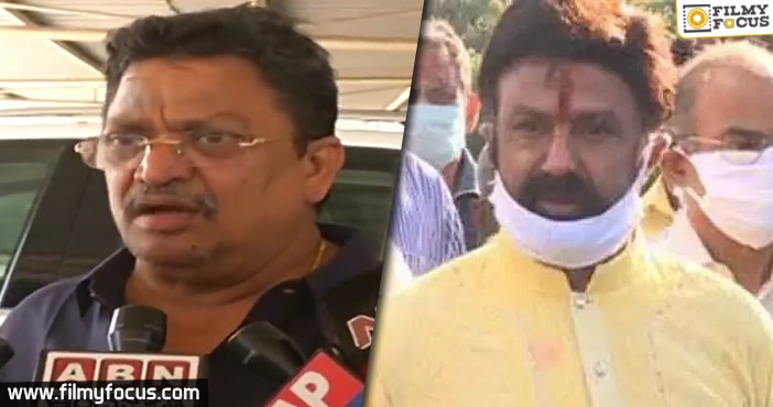 Balakrishna latest movie producer reacts to the actor’s comments
