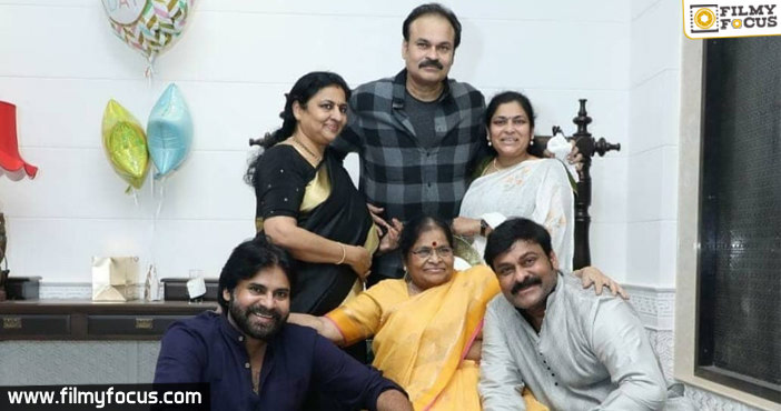 Megastar gives a touching tribute to his mother