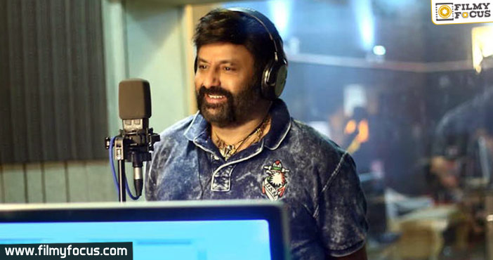Balakrishna sings for his fans!