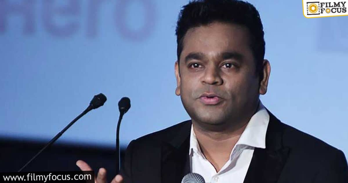 AR Rahman says few people are working against him