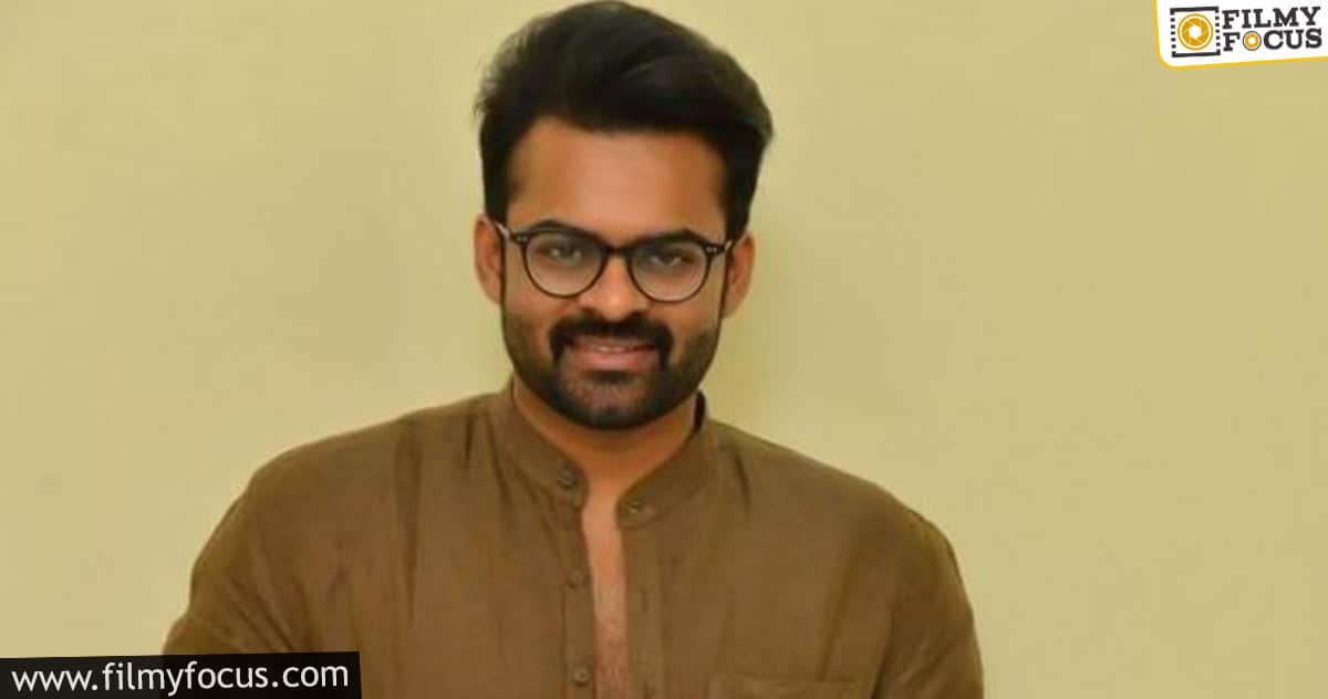 Sai Dharam Tej wants to quickly wrap his political thriller