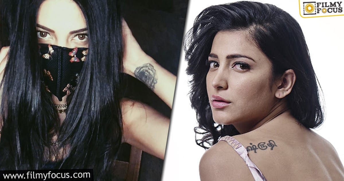 Shruti Hassan reveals about her tattoos and their places on her body -  Filmy Focus