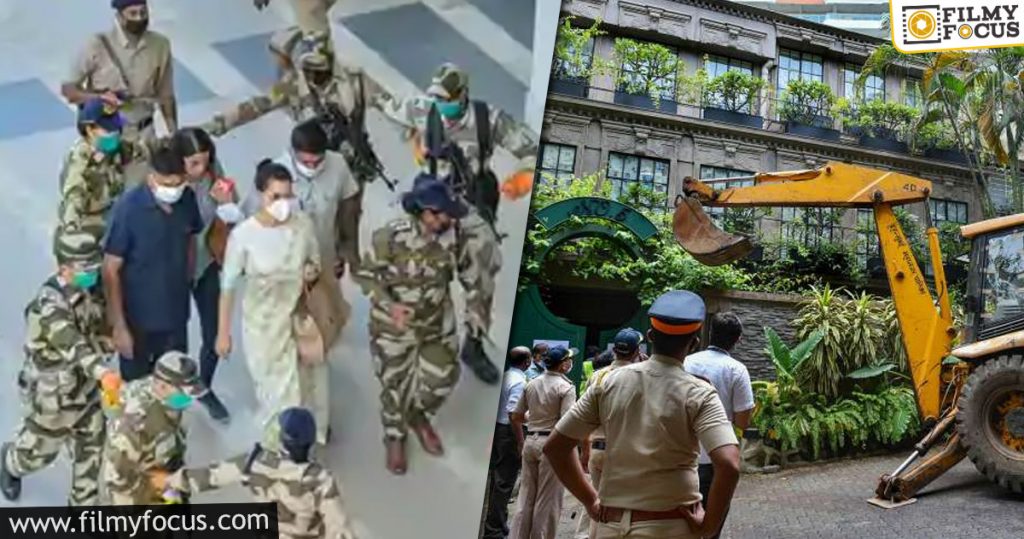 Kangana Ranaut's Office Gets Demolished In Mumbai
