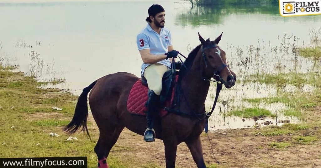 Akhil Akkineni Loves Horse Riding