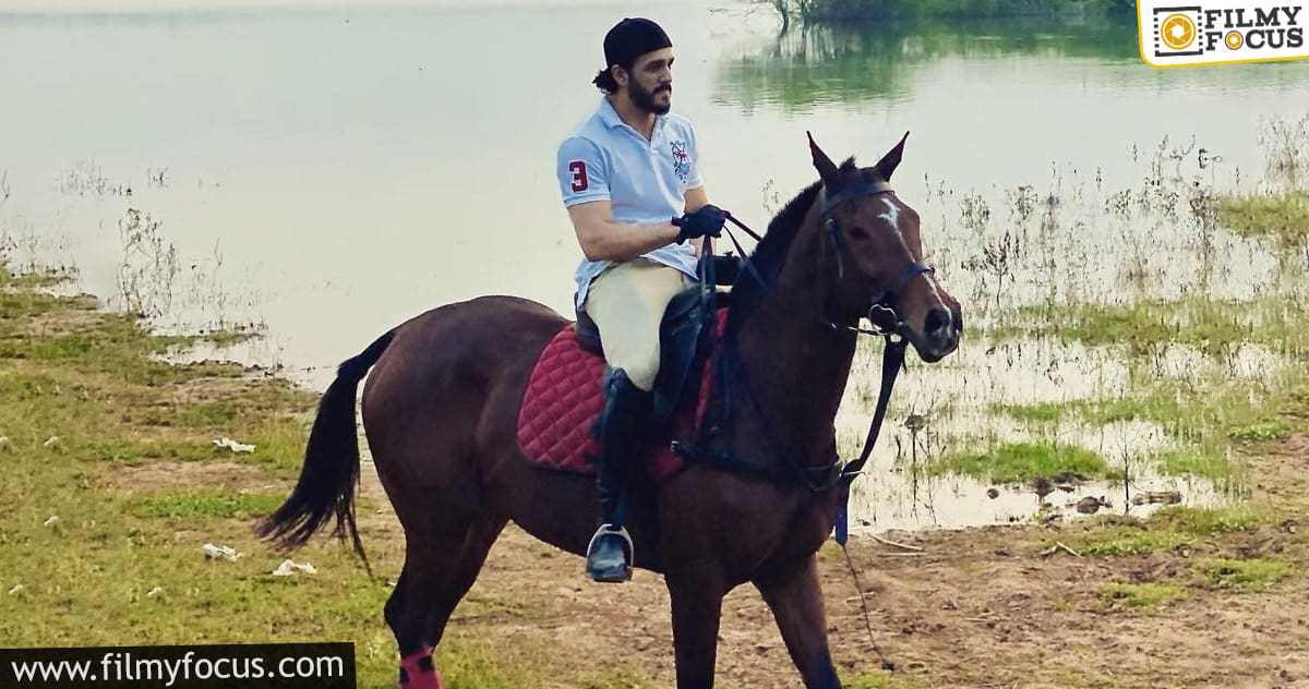 Akhil Akkineni loves horse riding!