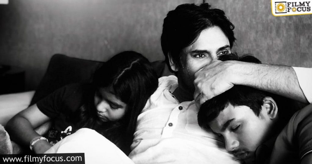Pawan Kalyan's Adorable Moment With His Children