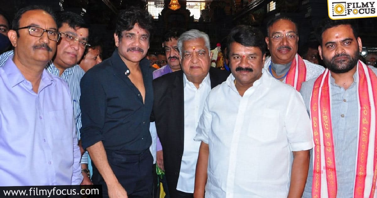King Nagarjuna, Praveen Sattaru’s Big Action Entertainer Launched With Pooja Ceremony