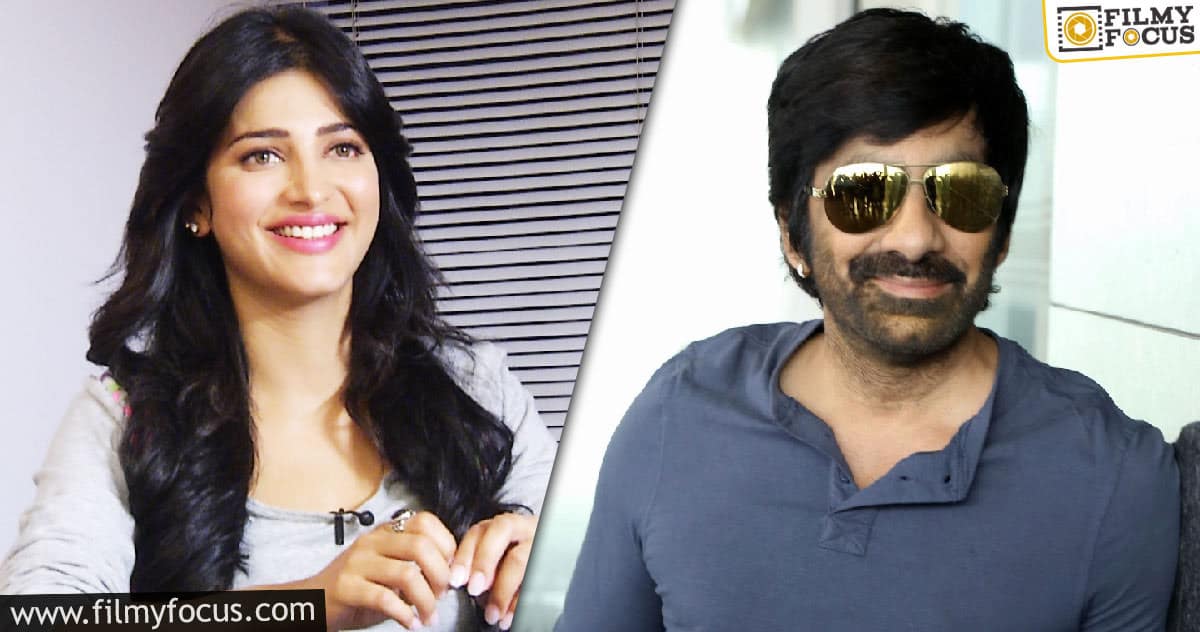 Ravi Teja has a special place in my heart,” says Shruti Haasan