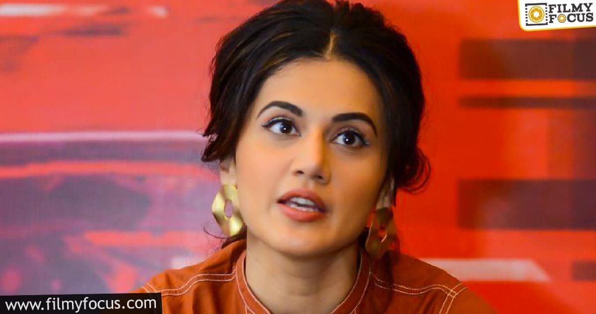 Taapsee finally responds to the IT raids