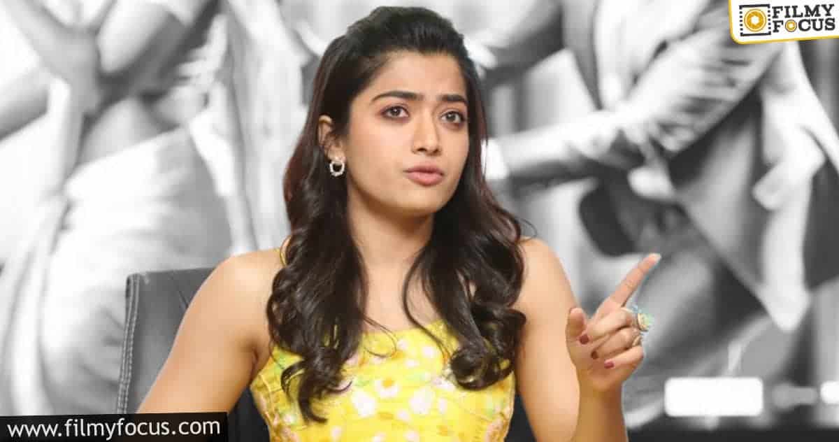 “For every film, I chose different characters,” Says Rashmika Mandanna