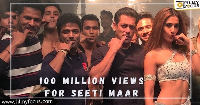 Fastest 100 Million Views Of Seetimaar Song From Salman Khan Radhe