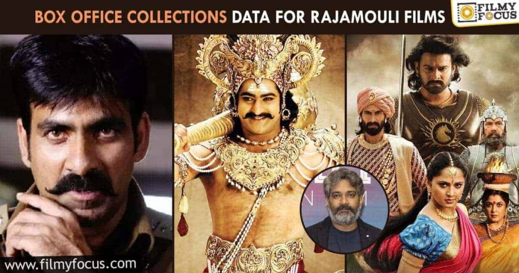 Box office collections data for Rajamouli films