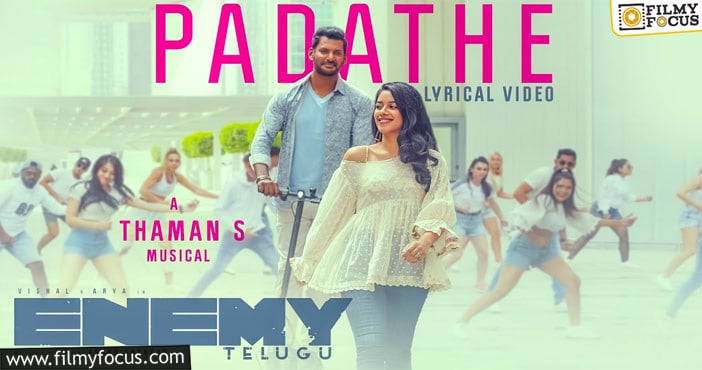 Impressive First Single ‘Padade.. Padade..’ From Action Hero Vishal – Manly Star Aarya’s ‘ENEMY’ Is Out !!