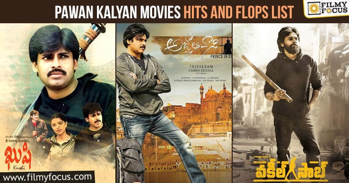 Pawan Kalyan Movies Hits and Flops List