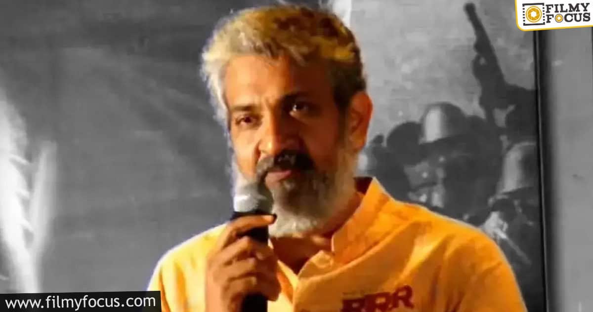 Rajamouli reveals why RRR’s title was not changed
