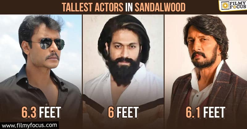 Top 10 Tallest Actors in Sandalwood