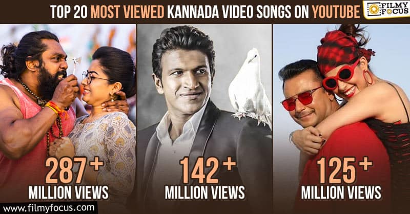 Top 20 Most Viewed Kannada Video Songs on YouTube