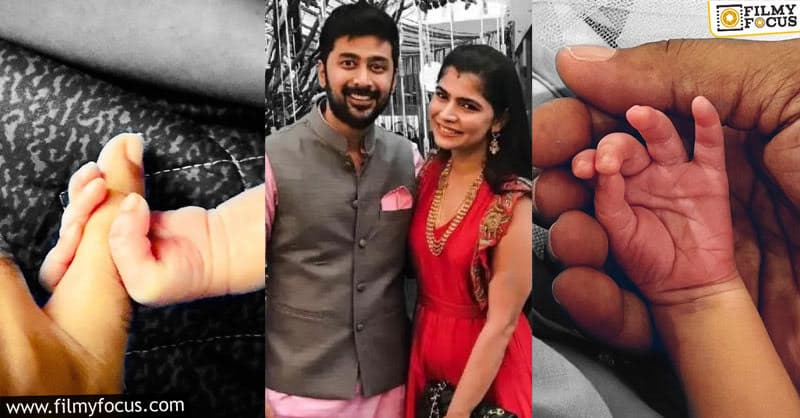 Actor Rahul Ravindran and singer Chinmay blessed with twins
