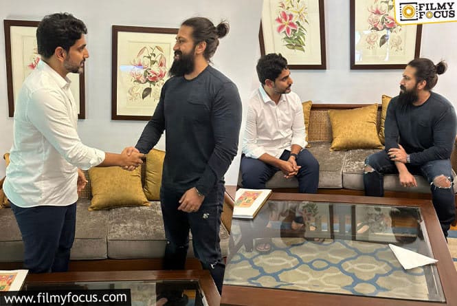 Nara Lokesh Meets Kannada Star Yash