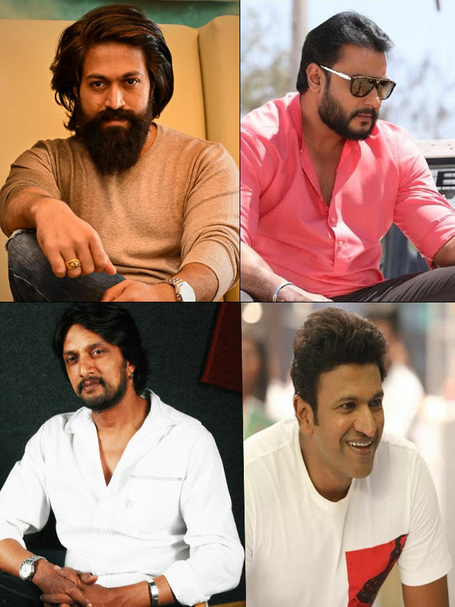Top 5 Kannada Actors/Heroes With Largest Fan Base