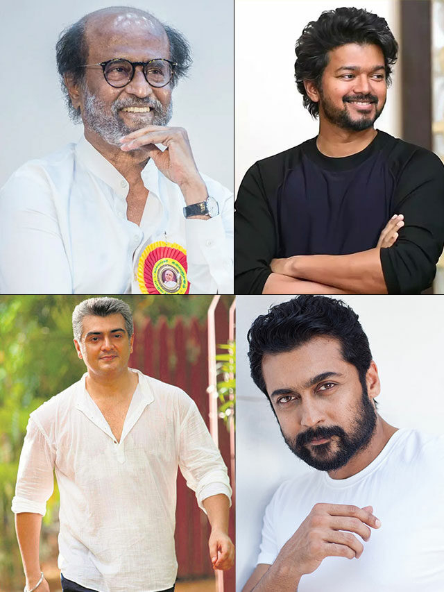 Top 5 Tamil Actors/Heroes with the largest fan base