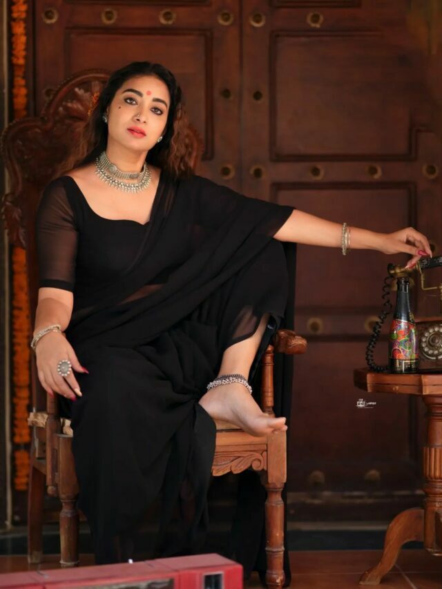 Bigg Boss Fame Bhanu Sri Latest Pics In Black Dress