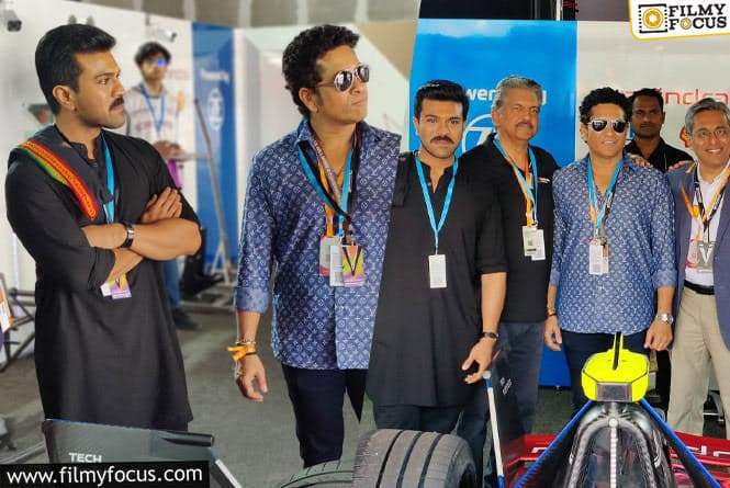 Ram Charan Attends FormulaE Racing
