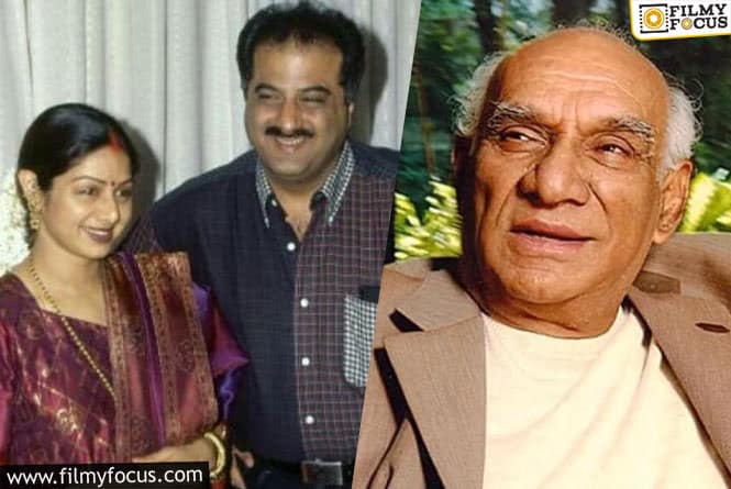Yash Chopra asked Boney Kapoor to approach Sridevi for Chandni