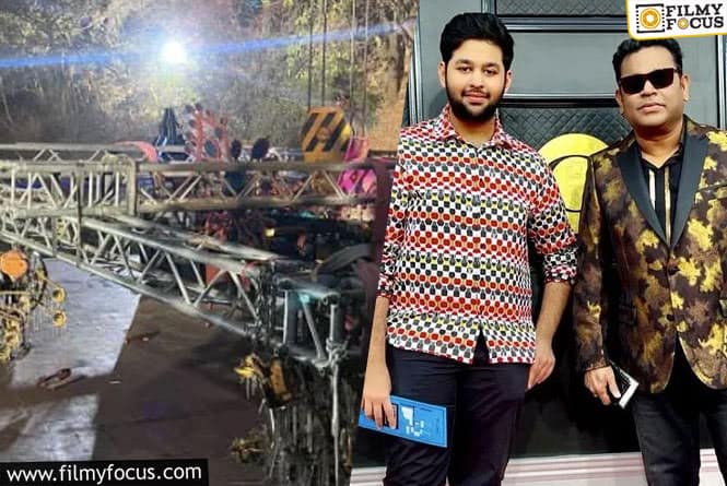 AR Rahman’s Son AR Ameen Escapes Major Accident On Set