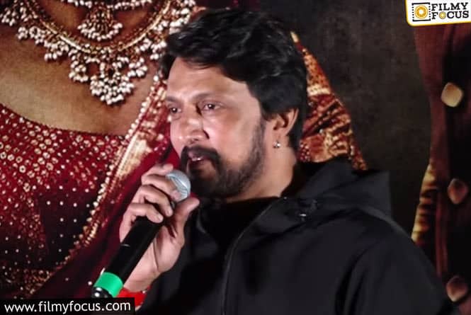 Kichcha Sudeep Reveals He Plays Negative Character In The Films Due To Emotional Reasons