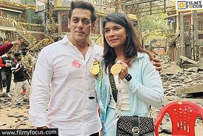 Salman Khan is Proud of Nikhat Zareen for her World Boxing Championship Victory.