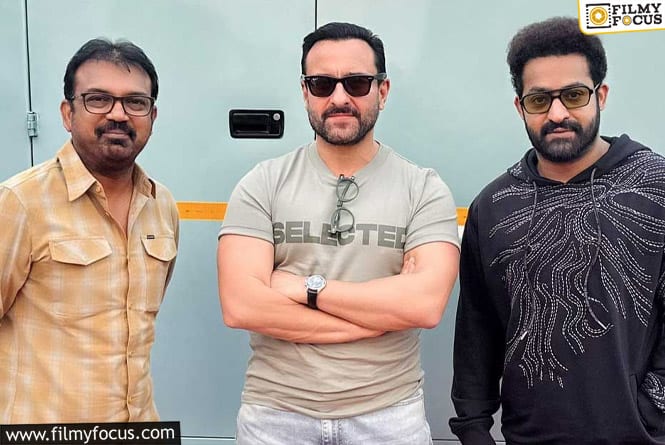 It took 3 hours to convince Saif Ali Khan for NTR 30 said The Director