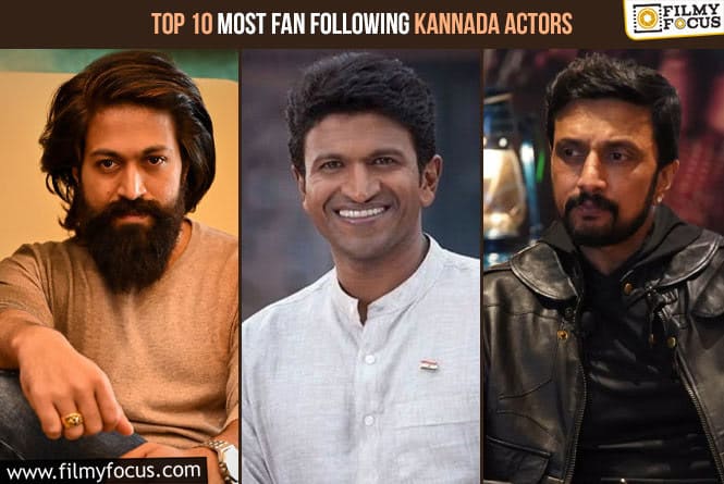 Top 10 Most Fan Following Kannada Actors