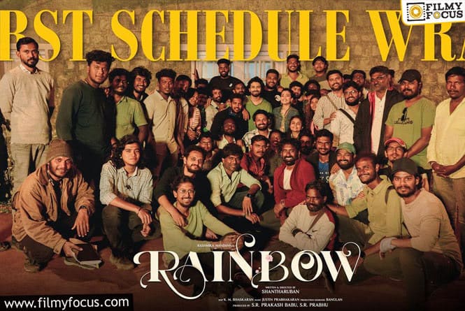 First Schedule Wrapped up for ‘Rainbow’ – Rashmika shares BTS